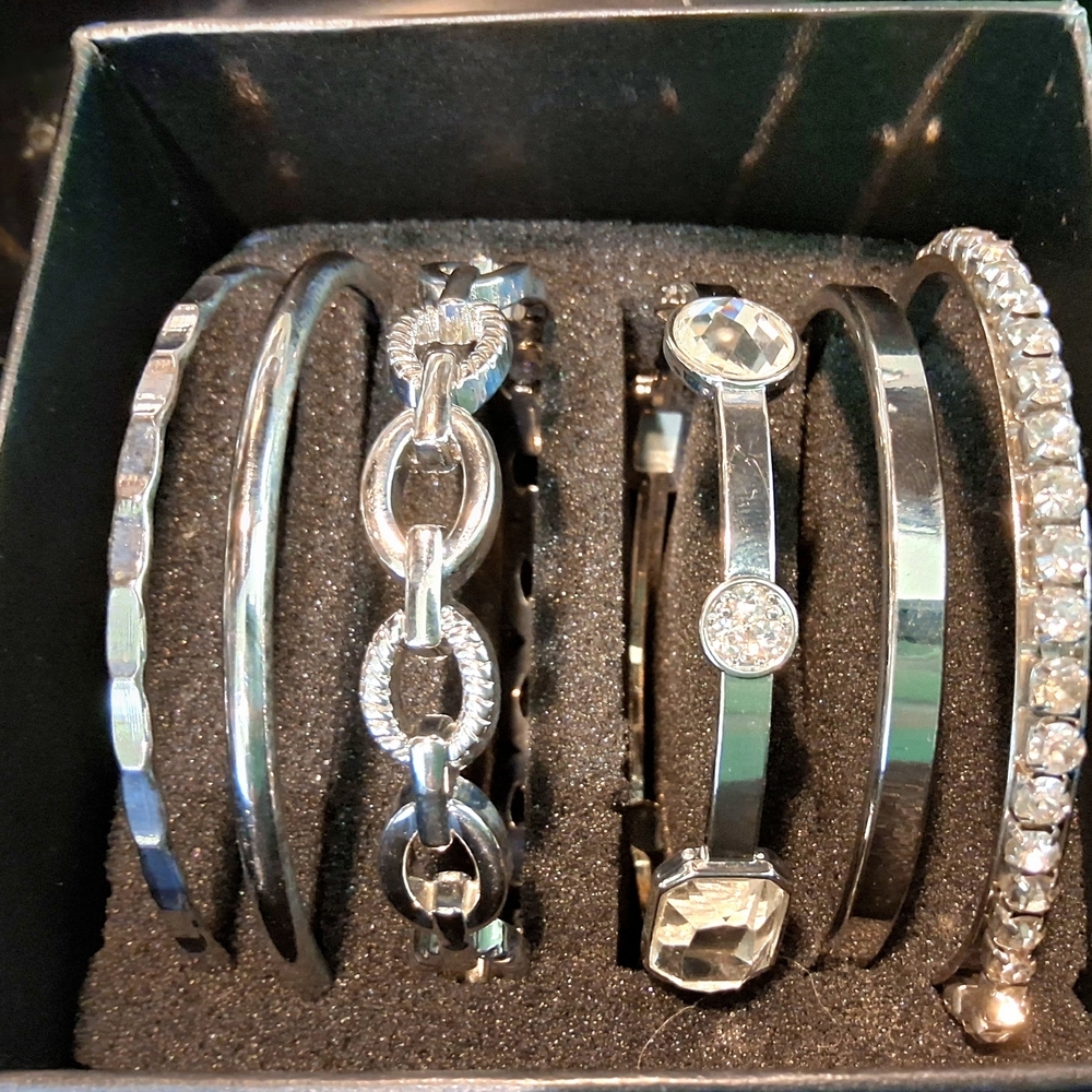Croft & Barrow Shimmering Silver Bracelet Collection